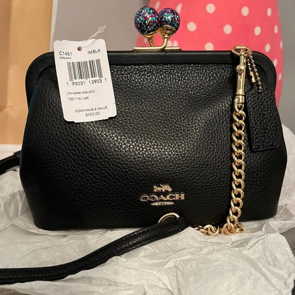 New Coach Nora Kisslock crossbody